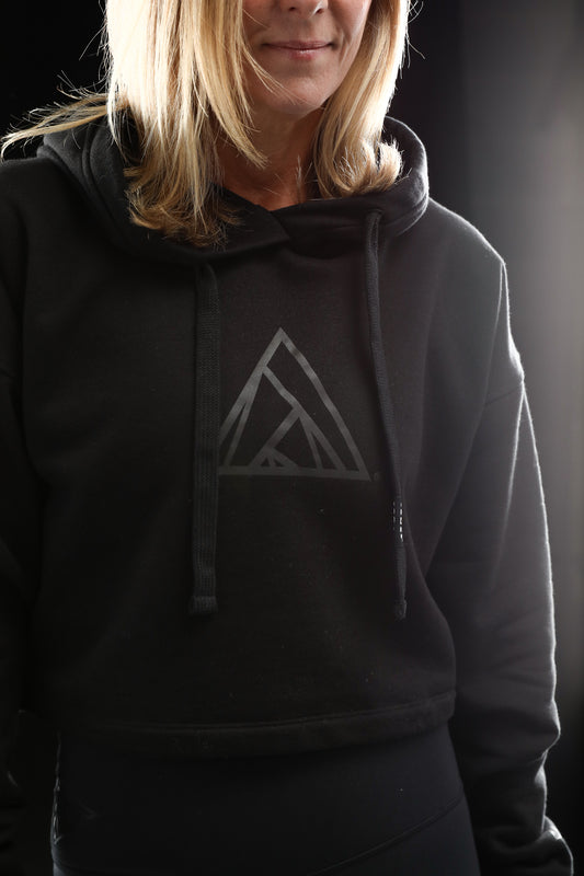 Keep Climbing Cropped Hoodie